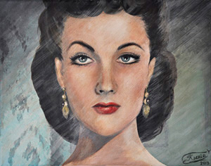 Vivien as Scarlett