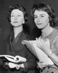With Claire Bloom, 1958
